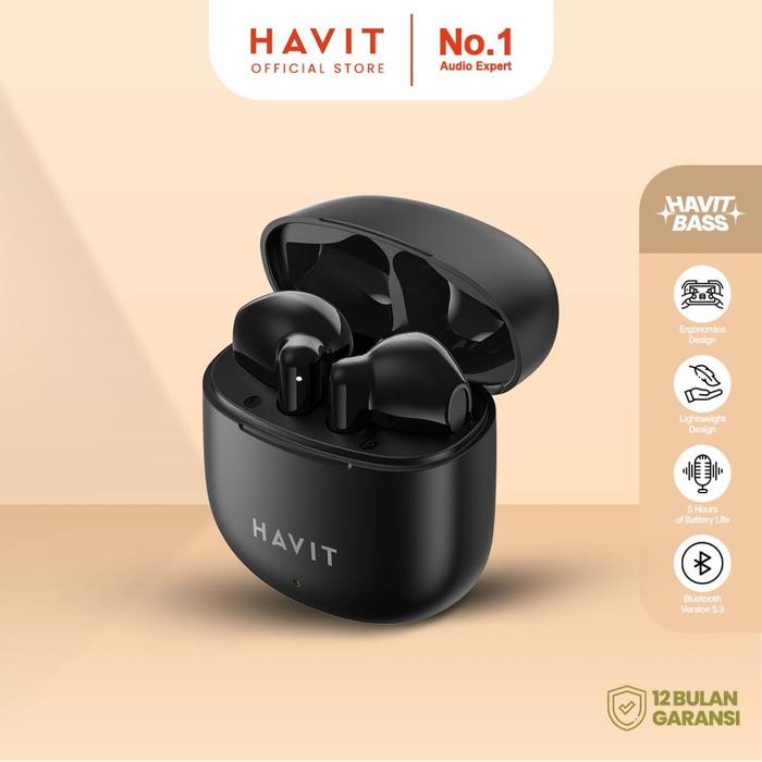 Gambar Havit TW976 True Wireless Stereo Earbuds with Compact Lightweight Ergonomic Design Earbuds - black dari Koolpop Electronics undefined Tokopedia