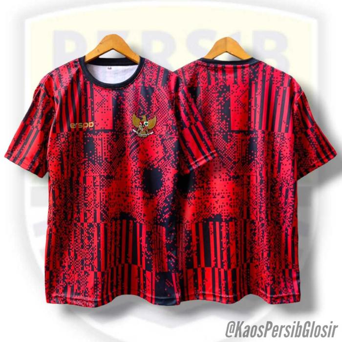 Gambar FLASE SALE Jersey timnas erspo  latihan pre match 2024/2025 - MERAH, M dari Kaos Persib Store undefined Tokopedia