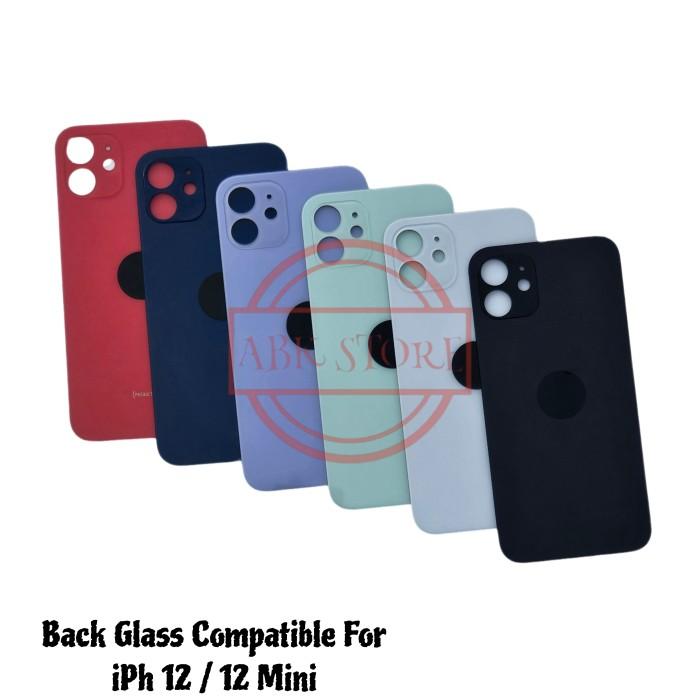 Gambar BACKDOOR - BACK GLASS FOR IPHONE 12 / 12 MINI HIGH QUALITY - Putih, iPh 12 - Ungu dari Original Spareparts Hp undefined 4 Tokopedia