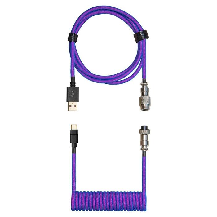 Cooler Master Coiled Cable USB Type-C for Mechanical Gaming Keyboard - Dream Purple