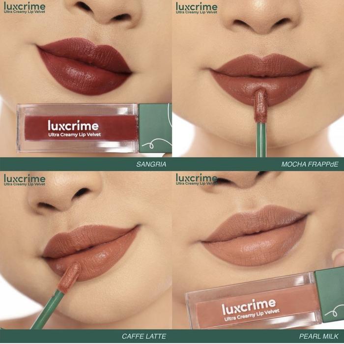 Gambar LUXCRIME - Ultra Creamy Lip Velvet - CAFFE LATTE dari berlishoppa_NEW undefined Tokopedia