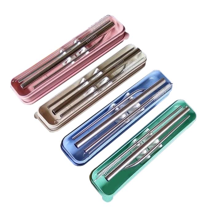 Gambar Sedotan Set / Stainless Steel Straw + Box - Cream dari LOZ INDONESIA undefined Tokopedia