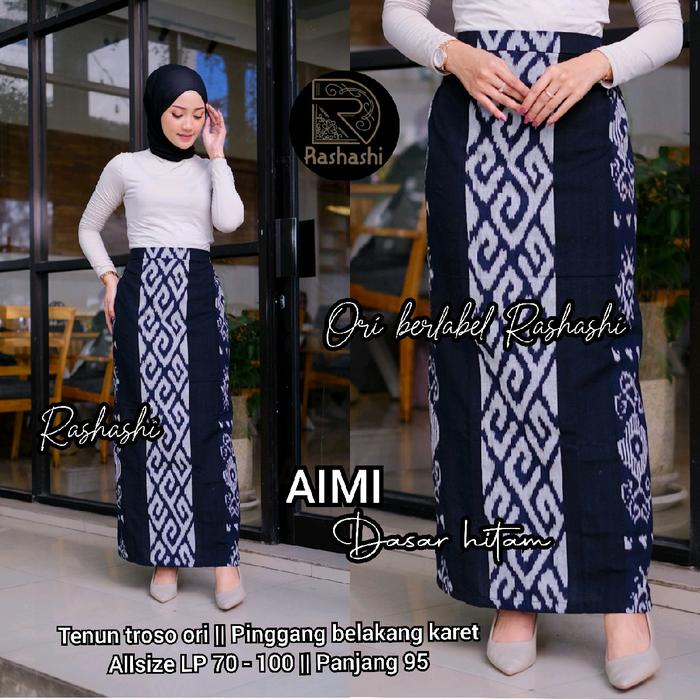 Gambar AIMI Rok tenun troso jepara rok span lurus etnik bawahan tenun tradisonal pinggang karet murah berkualitas rok Panjang - no 1, Allsize dari Rashashi undefined Tokopedia