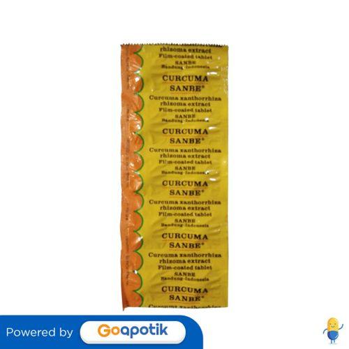 Gambar CURCUMA SANBE STRIP 10 TABLET dari Apotek Cicadas By GoApotik undefined Tokopedia