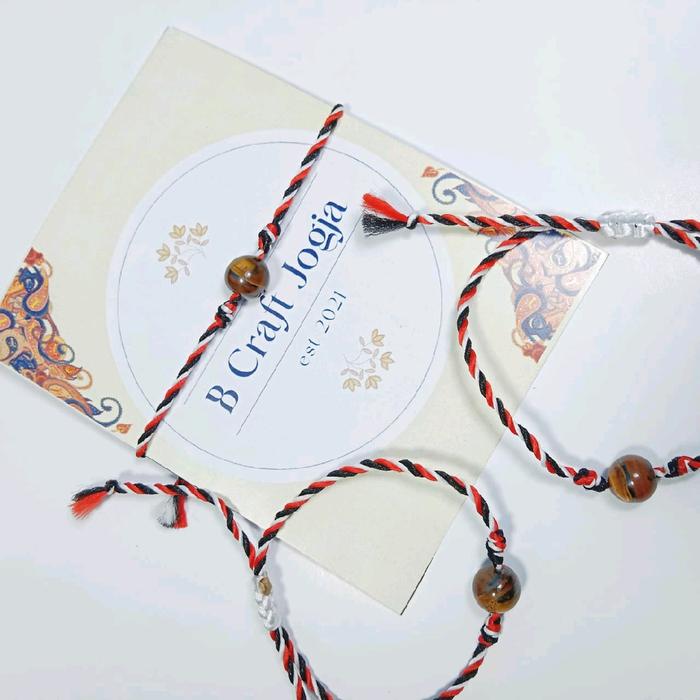 Gambar GELANG TRIDATU GELANG COUPLE SIMPLE MURAH - Gelang Tridatu Batu Alam dari b craft jogja undefined 3 Tokopedia