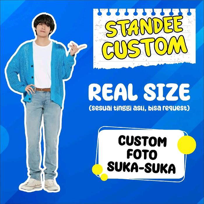 Gambar STANDEE CUSTOM | STANDEE KPOP | STANDEE BANNER CUSTOM | BANNER ORANG Stand dari PRINTONE MEDIA undefined Tokopedia