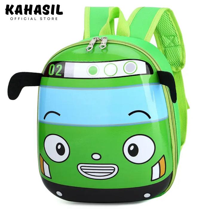Gambar KAHASIL Tas Ransel Backpack Sekolah Anak Perempuan dan Laki Laki Sd Tk Nylon Premium KHBAG03 - Hijau dari KAHASIL Official Store undefined Tokopedia