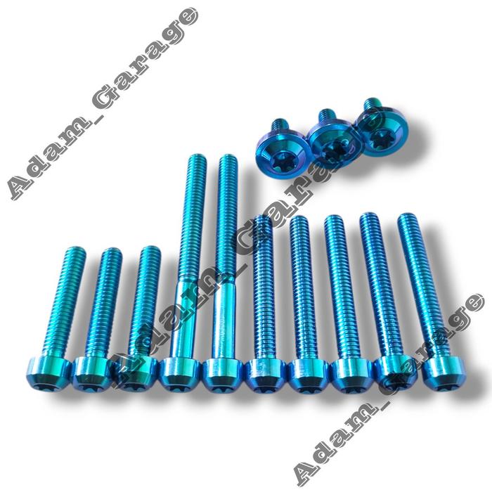Gambar PAKET BAUT TITANIUM CVT HONDA VARIO PCX 150 CBU 13 PCS titan probolt - HIJAU NEON dari AdamGarage18_NEW undefined Tokopedia