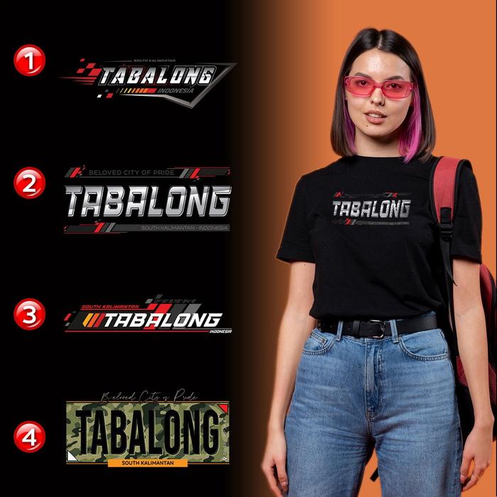Gambar Kaos Distro TABALONG Premium - 4 PILIHAN DESAIN TABALONG - XTJG4 Kaos Anak dan Dewasa Cewek Cowok Katun Combed Lembut - XL, Lengan Pendek dari KOKA Kangkaos undefined Tokopedia