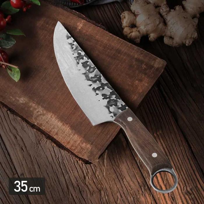 Gambar Kaozelo Pisau Daging Tajam Stainless Steel 35cm Forged Butcher Knife - R-35 - Silver dari Kaozelo undefined Tokopedia