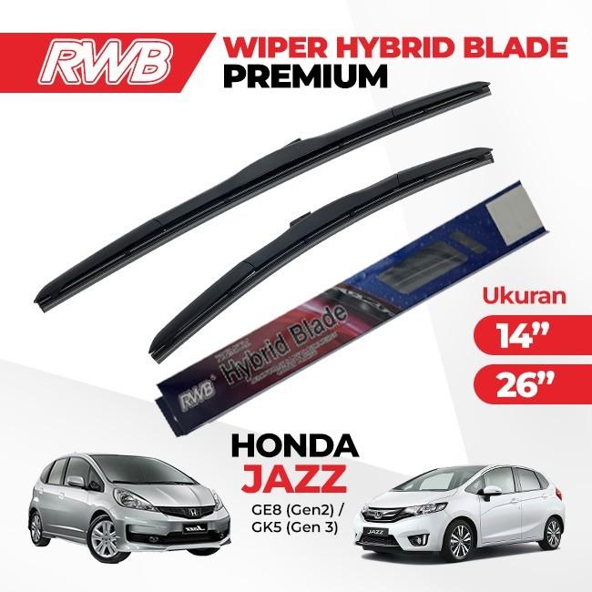 Gambar Wiper Mobil Honda Jazz GE8 (Gen2) & GK5 (Gen3) Sepasang - WIPER HYBRID dari Maistro Audio undefined Tokopedia