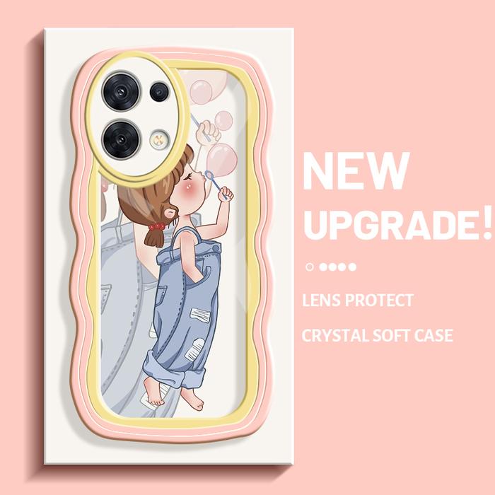 Gambar Case Ponsel untuk OPPO Reno 10 Pro Reno 8 5G Reno 8T 5G Reno 9 Pro 5G Reno 7 Se Reno 2 2F Reno 2Z A1 Pro Find X5 Lite Casing Tide New Clear pencegahan jatuh Silikon Softcase Kesing HP Casing ponsel wanita - Style2, OPPO Reno 8 5G dari SmileCase undefined Tokopedia