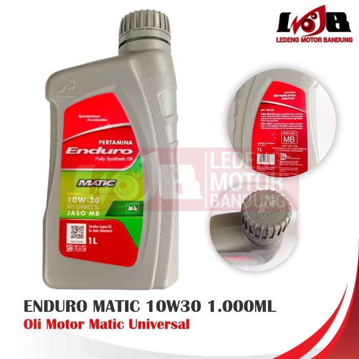 Gambar Pertamina Enduro Matic 1 Liter 10w30 Oli Motor Matik Nmax Spin Skywave Motorcycle Oil Mesin 4t dari Ledeng Motor Bandung undefined Tokopedia