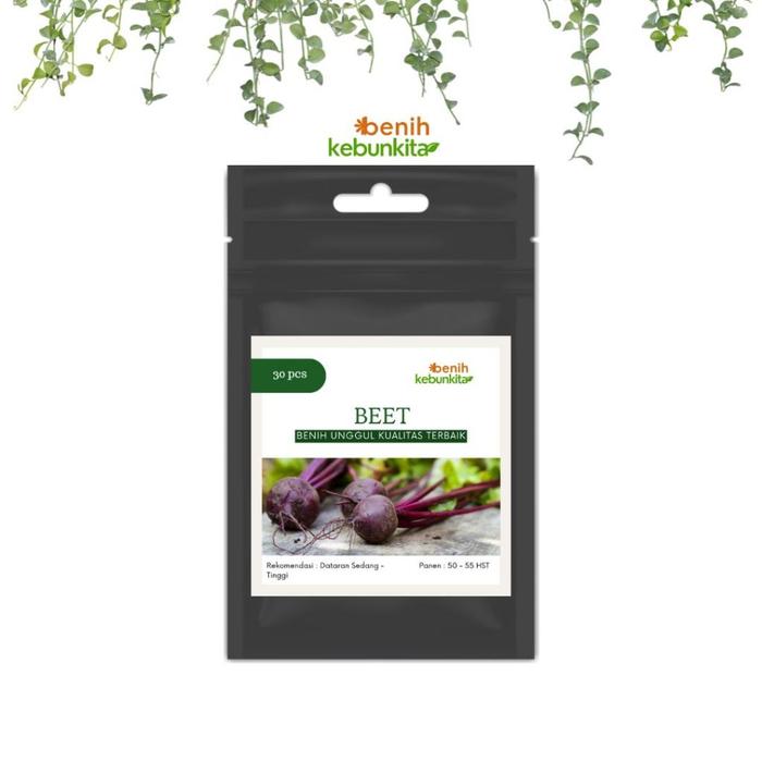 Gambar Biji Benih BIbit Tanaman Buah Bit Beetroot Kemasan Premium Aluminium | Buah Beet - PREMIUM dari Benih Kebun Kita undefined Tokopedia