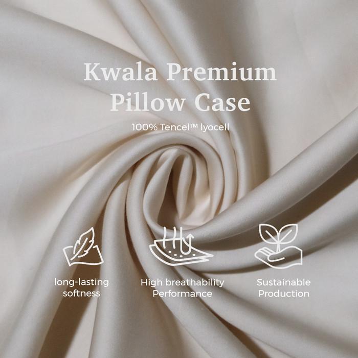 Gambar Terlaris Sarung bantal premium Tencel - Kwala Tencel Pillow Sheet - Midnight Grey, Sarung Bantal Tbk - White Pearl, Sarung Bantal dari Zevanyaa Mart undefined Tokopedia