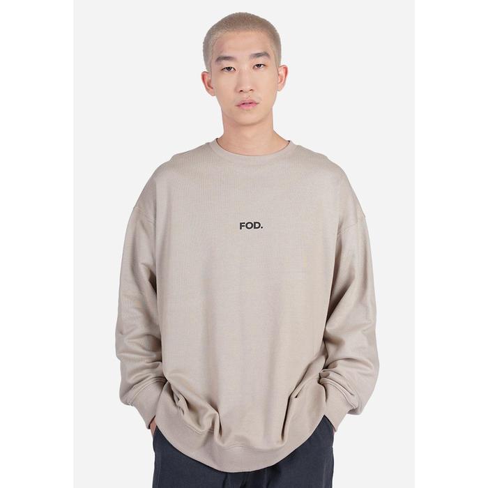 Gambar FOD Sweater Hoodie Pria Crewneck Irving Khaki 34010F1KH - S, Khaky dari FOD. undefined Tokopedia