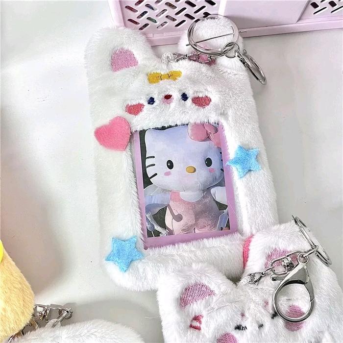 Gambar PC HOLDER FURRY KEYCHAIN / CARD HOLDER PHOTOCARD ALBUM LUCU BONEKA - 3 dari Xingfan. undefined Tokopedia