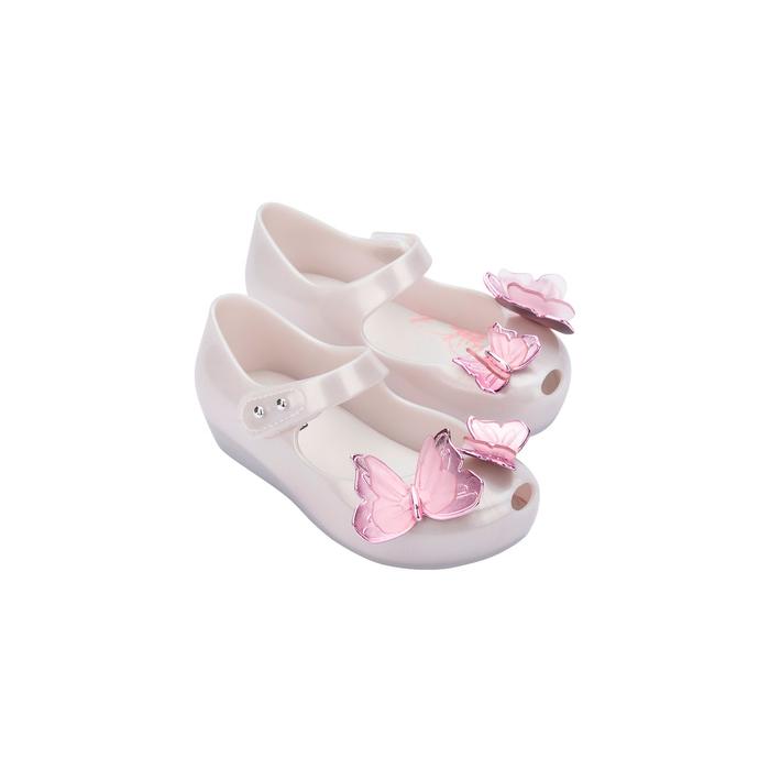 Gambar Sepatu Flat Anak Perempuan Mini Melissa Ultragirl Fly III Bb Pearly White/Pink - 27 dari Jelly Dreams Indonesia undefined Tokopedia