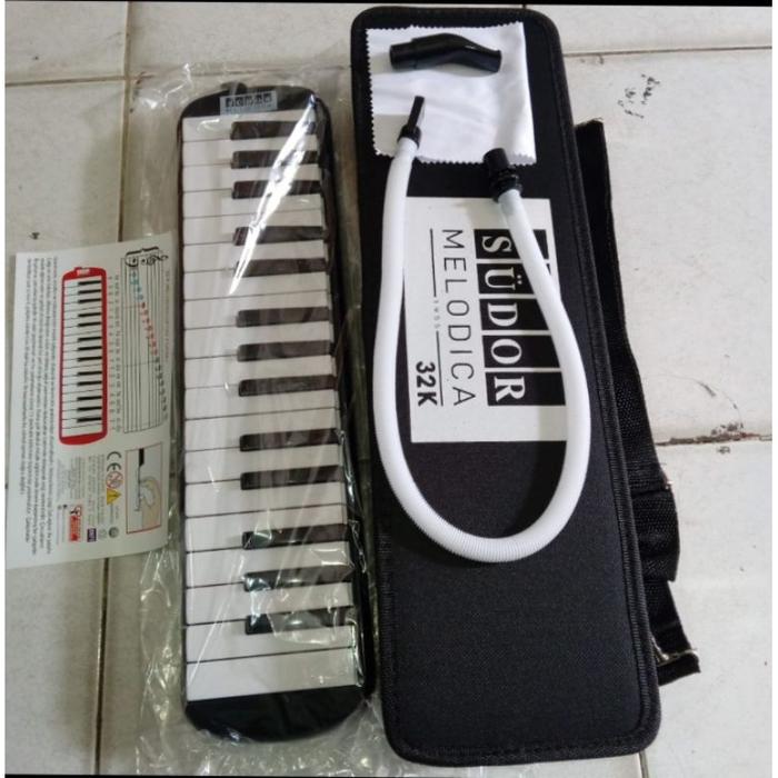 Gambar Melodica pianika kain dan bok/ al.do.re.mi. original 32 key alat musik tiup anak ( bisa cod) - bok hitam dari Keyro Shop undefined Tokopedia