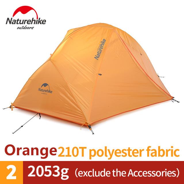 Gambar Tenda Naturehike Star River 210T NH17T012-T Tenda Camping Ultralight Tenda Double Layer Tenda Dome Hiking Kemah 2 Orang Person Frame Alloy - Orange dari Nayaka Outdoor undefined Tokopedia