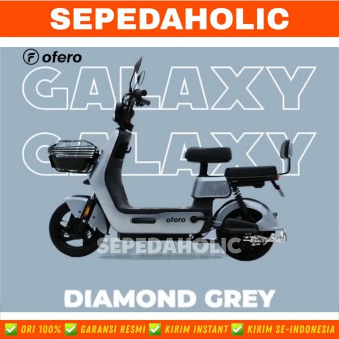 Gambar Sepeda Listrik OFERO GALAXY 500 Watt Electric E Bike - Grey dari Sepedaholic undefined Tokopedia