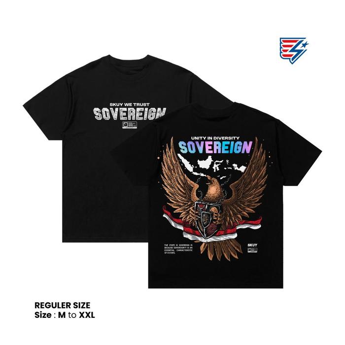 Gambar Kaos Skuy Remaja dan Dewasa Hitam Unisex Pria Wanita Bahan Katun Combed 24s Kerah Bulat | Sovereign SKY289 - M dari SKUY.LTD undefined Tokopedia