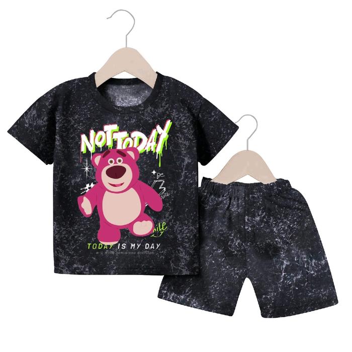 Gambar setelan wash one piece Lengan pendek Baju Fashion Anak Celana - lotso, 2 tahun dari wellkids undefined Tokopedia