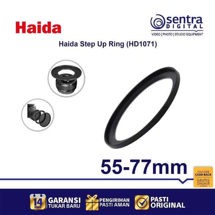 Gambar Haida Step Up Ring 55-77mm ( HD1071 ) - Black dari Sentra Digital undefined Tokopedia