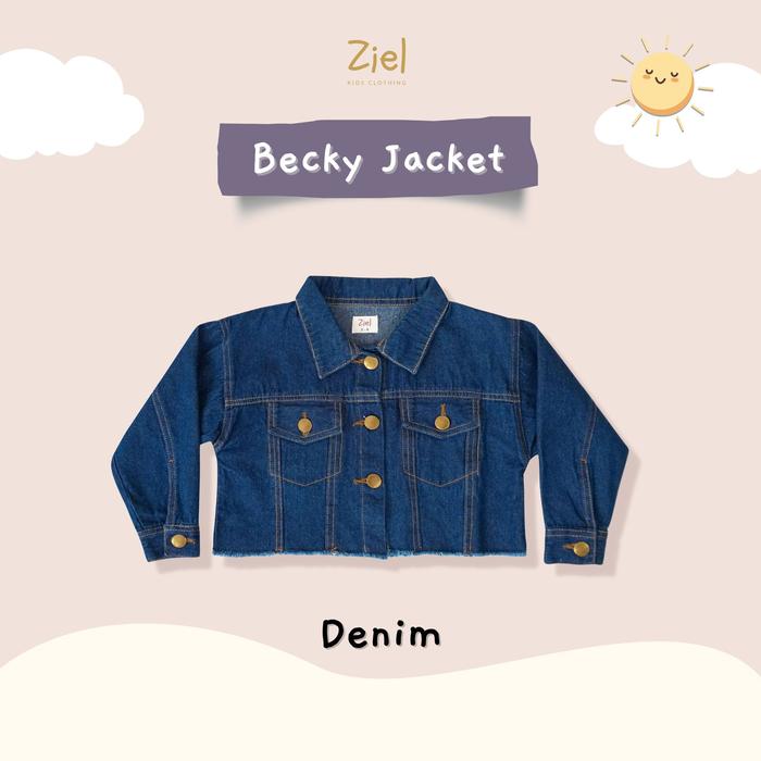 Gambar ZIEL KIDS -  Becky Jacket / Baju Anak Perempuan / Jacket Anak Perempuan / Baju Anak Perempuan - DENIM, 3-4 TAHUN dari Ziel Kids Kota Administrasi Jakarta Pusat Tokopedia