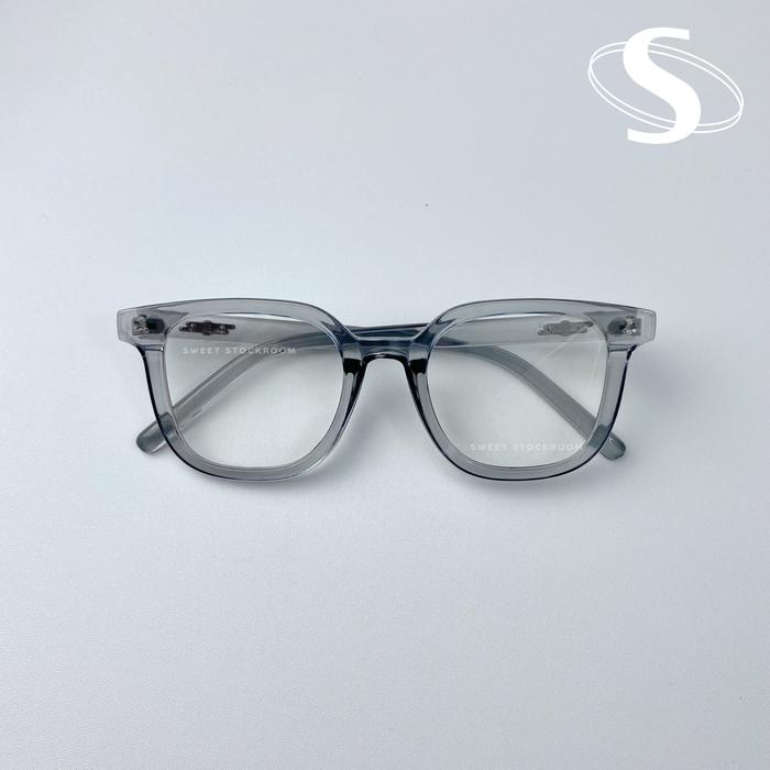 Gambar Sweet Stockroom | YORKE (Kacamata Anti Radiasi Bluelight Frame Square Wide) - Black Glossy dari sweet stockroom undefined 5 Tokopedia