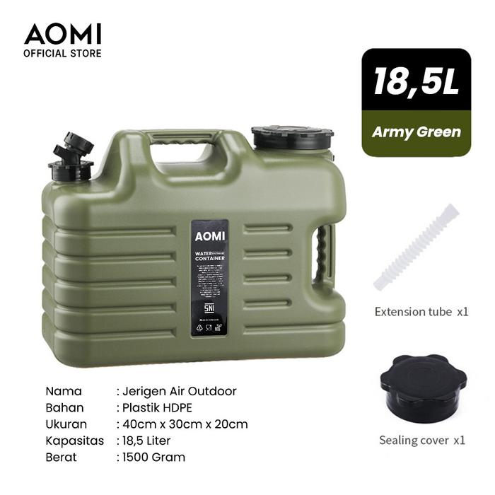 Gambar Jerigen Portable 18.5L Mudah Dibawa, Anti Bocor, Cocok untuk Segala Medan M1701 dari aomikoper undefined Tokopedia
