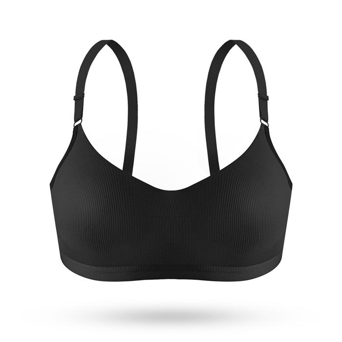 Gambar YOUHAVE BH Bra Wanita Katun Cup B Tanpa Kawat Busa Sedang Wireless Kait 2 Beha Nyaman Breathable Kutang 100250 - BLACK, 36 dari YouHave Store Kota Administrasi Jakarta Utara Tokopedia