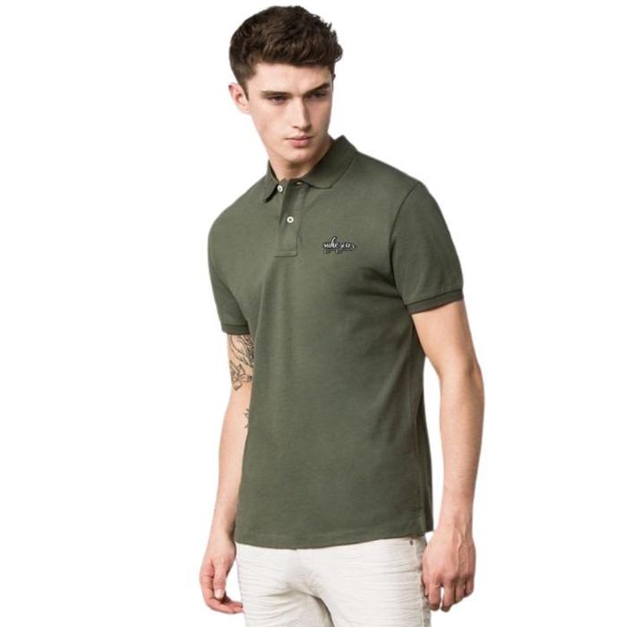 Gambar Suke Kaos Kerah Wangki Teks Bordir Army / Polo Shirt Pria / Kaos Polo / Atasan Baju kaos Pendek Katun Hitam Dewasa - Army, M dari SUKE.CO Officiall Kab. Bandung Tokopedia