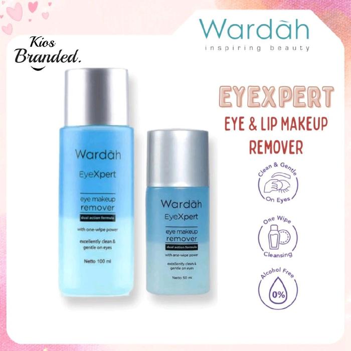 Gambar Wardah Eyexpert Eye & Lip Makeup Remover 100ml/Pembersih Makeup - Eye&Lip Remover 50ml dari Kios Branded_NEW undefined Tokopedia