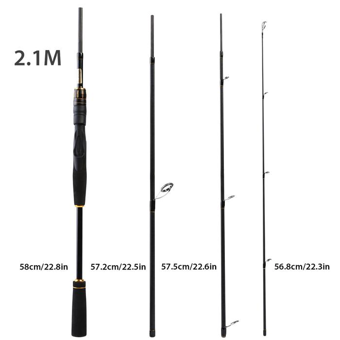 Gambar Sougayilang Tongket Pancing Joran Pancing 4 Bagian Joran Pancing Portabel 2.1 M 2.4 M 24T Joran Serat Karbon Joran Travel Pemintalan/Pengecoran Joran Pancing Ikan Mas Alat Pancing Air Asin - 4 Sections 2.1M, Spinning dari Toko Memancing Sougayilang undefined Tokopedia