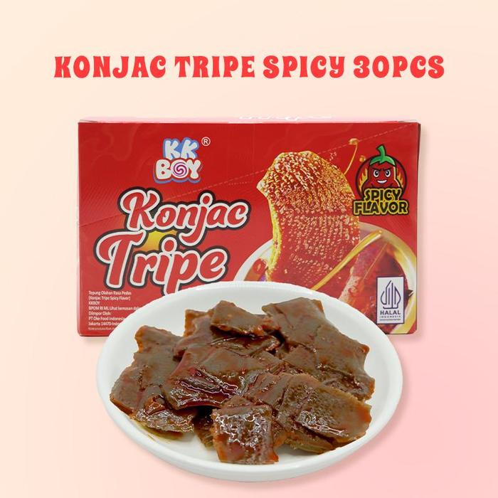 Gambar 【HALAL】LIANGGUI  KONJAC TRIPE  KONJAC SNACK SPICY Cocok untuk Piknik Luar Ruangan/Makanan Pelengkap/Makanan Pembagian Hari Raya, Produk Vegan Makan Segera, Renyah dan Kenyal, Paket Kecil Mandiri Bersih dan Sehat, Membuka Nafsu dan Menghilangkan Kelezatan - KONJAC TRIPE SPICY 30pcs dari Lianggui food 2 undefined 5 Tokopedia