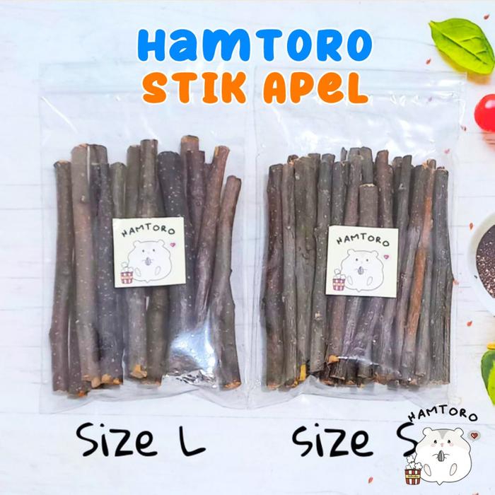 Gambar GROSIR Orchard Apple Stick 1 KG GROSIR Snack Gnawing Kelinci/Hamster/Sugar Glider Stik Apel - SMALL 100GRAM dari Hamtoro undefined Tokopedia