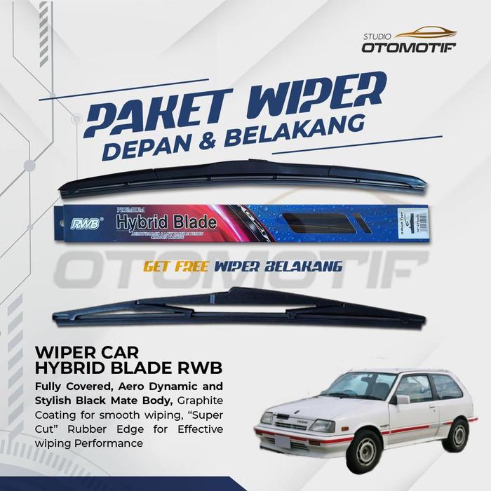 Gambar Paket RWB HYBRID Wiper FORSA HATHCBACK 3 PCS - rwb dari studio otomotif undefined Tokopedia