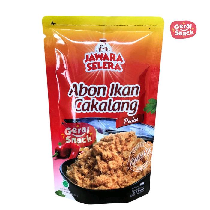 Gambar Abon Cakalang Jawara Selera All Varian Lauk Makan Instan Praktis dari GERAISNACK.ID undefined Tokopedia