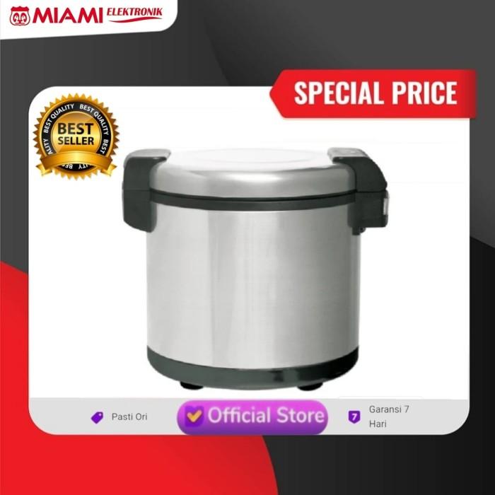 Gambar Magic Jar Maspion MRJ200BS / Magic Jar Maspion 20ltr MRJ 200 Stainless dari MIAMI ELEKTRONIK_NEW undefined Tokopedia