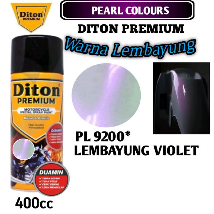 Gambar PL 9200 LEMBAYUNG VIOLET DITON PREMIUM 400cc Cat Semprot Pylok Pilok Pilox / Cat Aerosol / Pilok Diton / Diton Premium dari Benua Jaya Motor undefined Tokopedia
