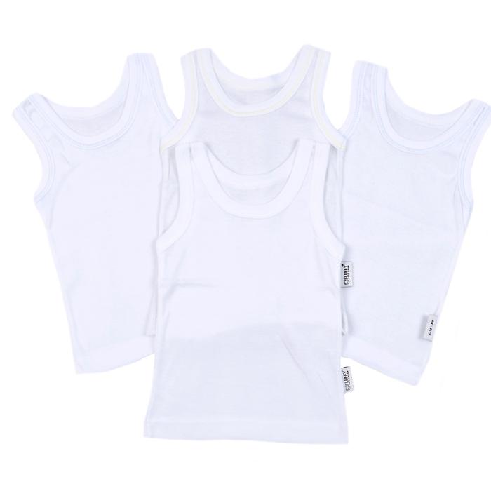 Gambar FLUFFY Singlet Dalam Bayi Newborn (Isi 4Pcs) SGA PTH/WRN NB - Newborn PUTIH dari Fluffy Baby Store undefined Tokopedia