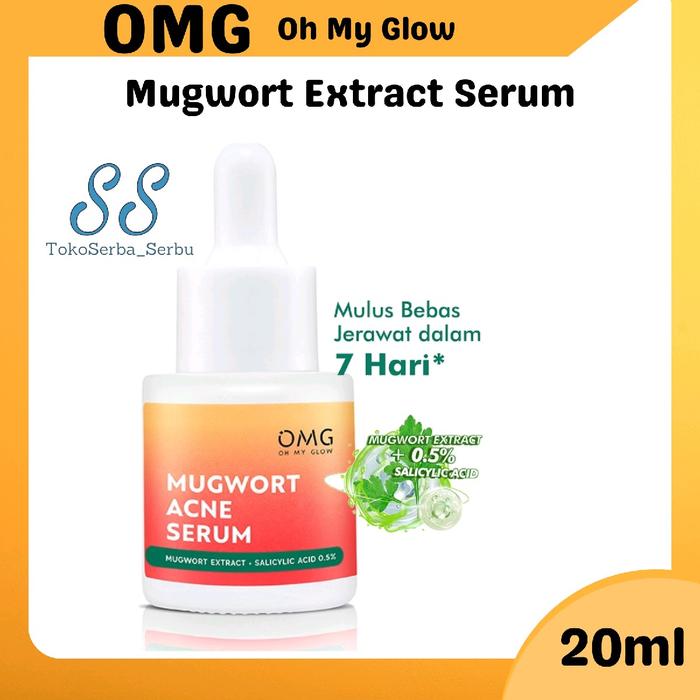 Gambar OMG Oh My Glow Peach Glowing Serum & Mugwort Acne Serum 20ml - Peach Gliw Serum - OMG dari Tokoserba serbu undefined 5 Tokopedia