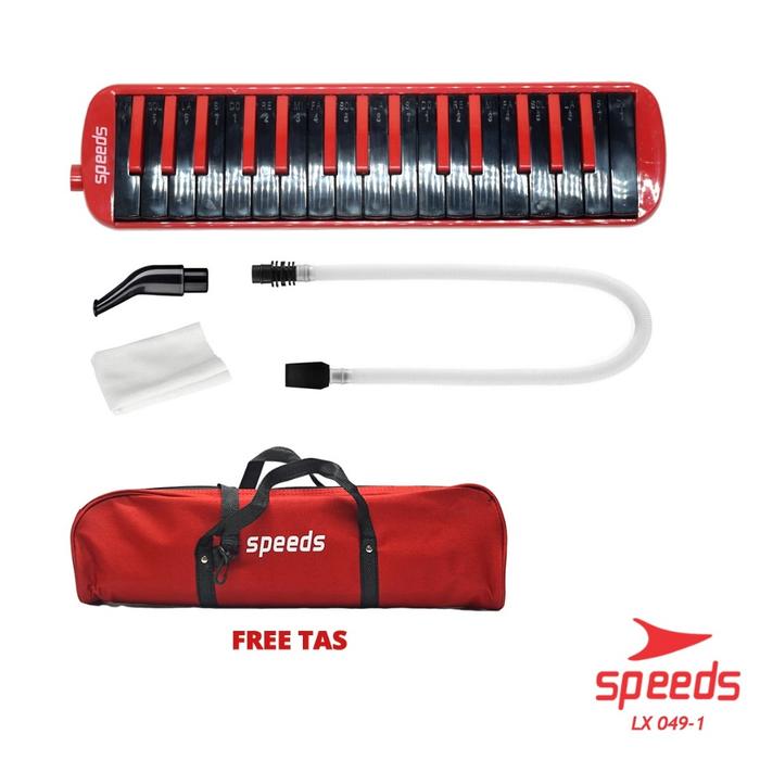 Gambar Pianika Mainan  Anak Murah Piano Mini Mainan 3 Warna Dapat Tas Pianika YAMAHA Original 049-1 - MERAH HITAM dari Hallo shop2 undefined Tokopedia
