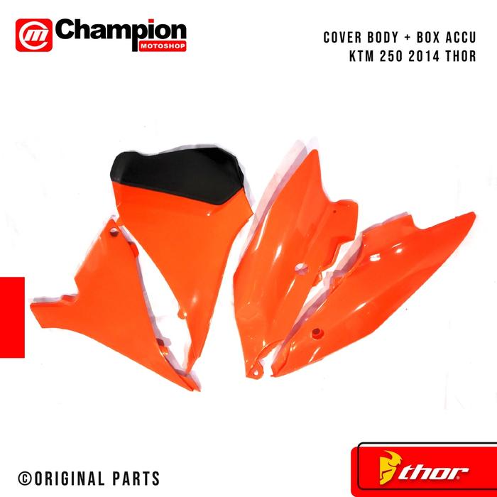 Gambar Cover Body + Box Accu Ktm 250 2014 Thor - BLUE dari Champion Motoshop undefined Tokopedia