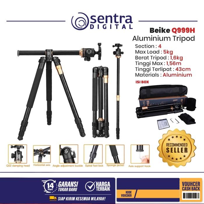 Gambar Beike Professional Tripod Q999 - black dari Sentra Digital undefined Tokopedia