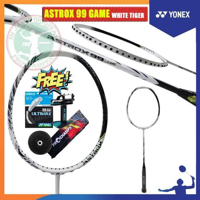 Gambar YONEX ASTROX 99 GAME RAKET BADMINTON ORIGINAL - White Tiger, BERAT 4UG5 dari PROCHAMPION undefined Tokopedia