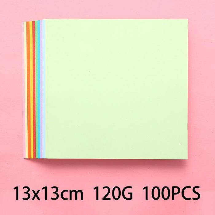 Gambar KERTAS ORIGAMI BERBAGAI WARNA PASTEL DENGAN BERBAGAI MACAM UKURAN ISI 100 LEMBAR - UKURAN 13 X 13 CM dari MOKA STATIONERY undefined Tokopedia