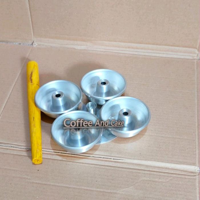 Gambar Cetakan Donat Cair set ISI 3 DAN ISI 4 LUBANG Cetakan Donut Cair Anti Lengket Cetakan MURAH BERKUALITAS Kayu - isi 4 Lubang dari DESA KALENG undefined Tokopedia