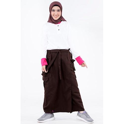 Gambar Rocella Rinjani Celana Rok Celana Wanita Kerja Kekinianah Polos Yang Elegant Dan Simpel Aba56 Muslim - Brown, S - M dari Abayomi Store undefined Tokopedia
